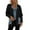 Black, variant on Womens Cardigan Casual Long Sleeve Knitted Sweater Open Front With Two Piece Design Loose Fit Outerwear Coats