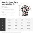 thumbnail image 3 of PAYOHTO Black White Little Panda Mens Hawaiian Casual Short-sleeved Shirt Tropical Summer Beach Button Down Shirts, 3 of 7