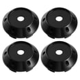 thumbnail image 1 of 68mm 6 Clips Rueda Llanta Cubierta Central Tapas Negras - 4uds, 1 of 1