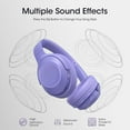 thumbnail image 3 of Bluetooth Headphones Over Ear Wireless Headphone, 70H Playtime and 3EQ Modes with Mic, HiFi Stereo Sound, Deep Bass, Memory Foam Cups, 3 of 6