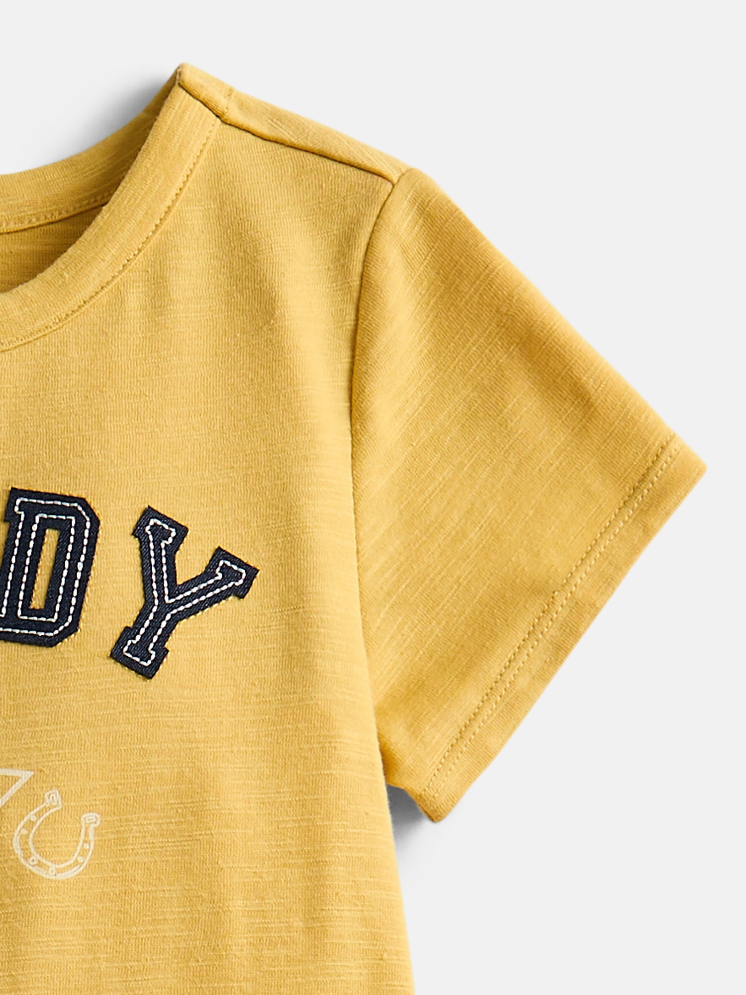 Toy Story Girls Tiered Dress with Embroidered Appliques and Short Sleeves, Sizes 4-12