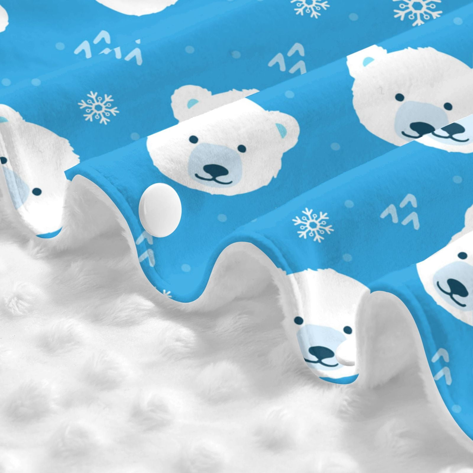 Car Seat Cover Baby - Cute Polar Bear Breathable Infant Car Seat Cover for Baby Carseat, Lightweight Comfort Baby Essentials Must Haves Newborn Stuff for Girl Boy