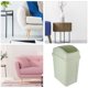 thumbnail image 5 of GOOHOCHY Cubo de basura para baño con tapa abatible, cubo de basura para baño, cubo de basura para cocina, 5 of 8