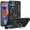 Black, variant on For Motorola Moto G 5G 2025 XT2513V Machine Kickstand Phone Case - TCT Silver