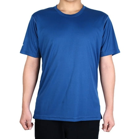 Adult Men Polyester Breathable Short Sleeve Clothes, Casual Wear Tee, Golf Tennis Sports