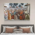 thumbnail image 4 of Póster de lienzo de Masaccio sobre la resurrección del hijo de Teófilo y San Pedro en el trono, decoración para dormitorio, paisaje deportivo, decoración para oficina, regalo, estilo marco, 30 x 45 cm, 4 of 8