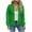 Green, variant on Womens Fashion Jackets Zip Up Long Sleeve Casual Loose Jacket Stand Collar Lightweight Outwear with Pockets Black M