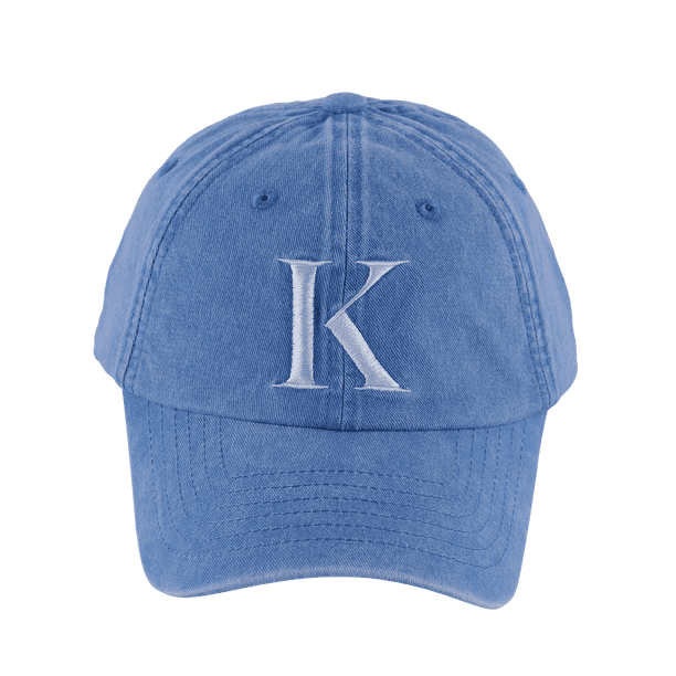 Gorra para Mujer Original con Iniciales LuckyLy, Ajustable y Moderna, Letras A-Z azul Unitalla - Ajustable