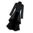 thumbnail image 3 of Traje de esmoquin de Chaqueta retro Steampunk Gothik para mujer Yuyangstore Chaqueta vintage frac negra, 3 of 8