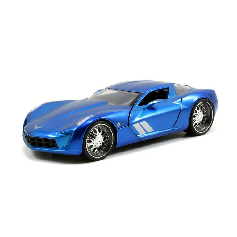 2009 Chevrolet Corvette Stingray Concept Blue 1/24 Diecast