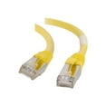 thumbnail image 1 of C2G 7ft Cat6 Ethernet Cable - Snagless Shielded (STP) - Yellow - Patch cable - RJ-45 (M) to RJ-45 (M) - 7 ft - STP - CAT 6 - molded, snagless, stranded - yellow, 1 of 3