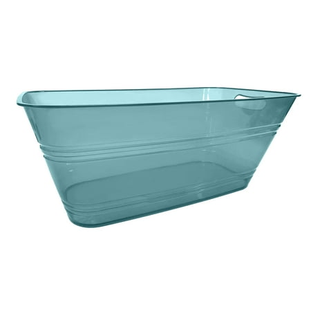 Mainstays 20&Quot; Plastic Rectangular Beverage Tub - Green