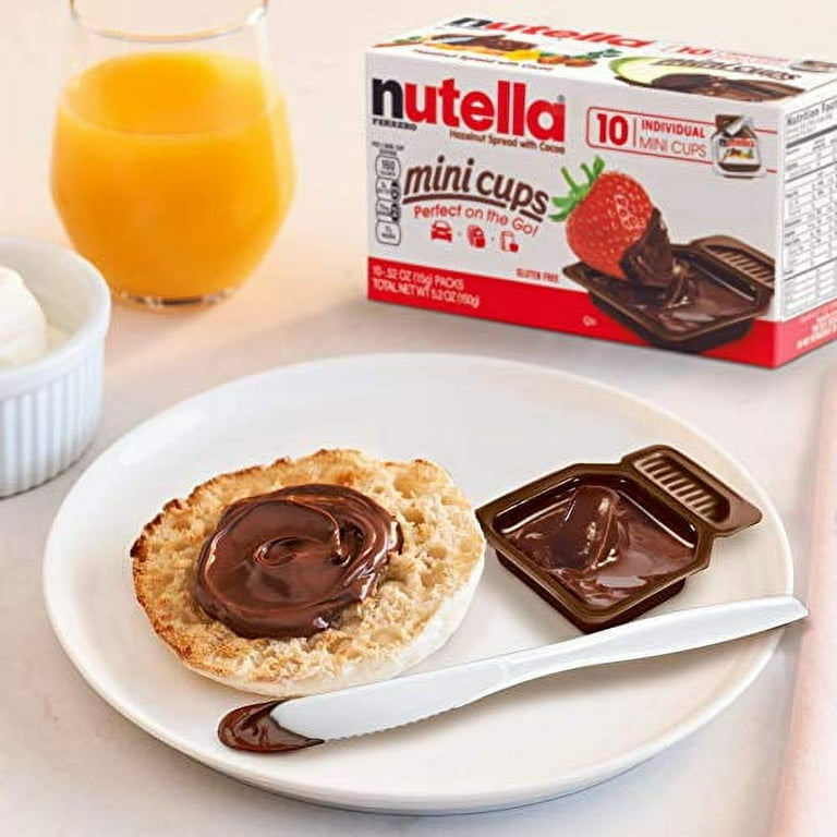 Nutella Mini Cups Hazelnut Spread, 5.2 Ounce - 10 cups per pack -- 12 packs  per case, 12-5.2 OUNCE - Kroger