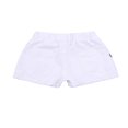 thumbnail image 4 of Baby Girls Casual Denim Shorts Solid Color High Waist Button Ripped Jeans with Side Pockets Purple 2-3 Years, 4 of 7