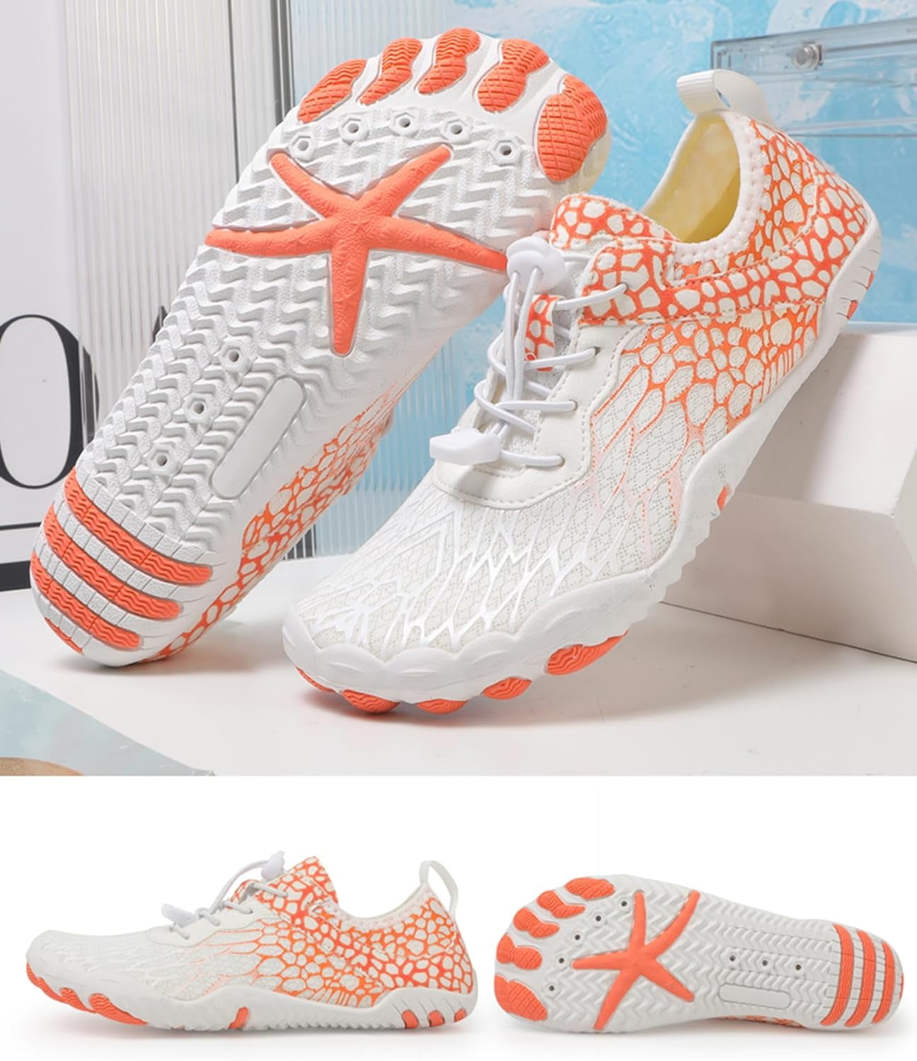 Barefoot Hiking Shoes for Men & Women Wide Toe Box - Non-Slip Lightweight Trail Runners for Outdoor Yoga Beach Travel