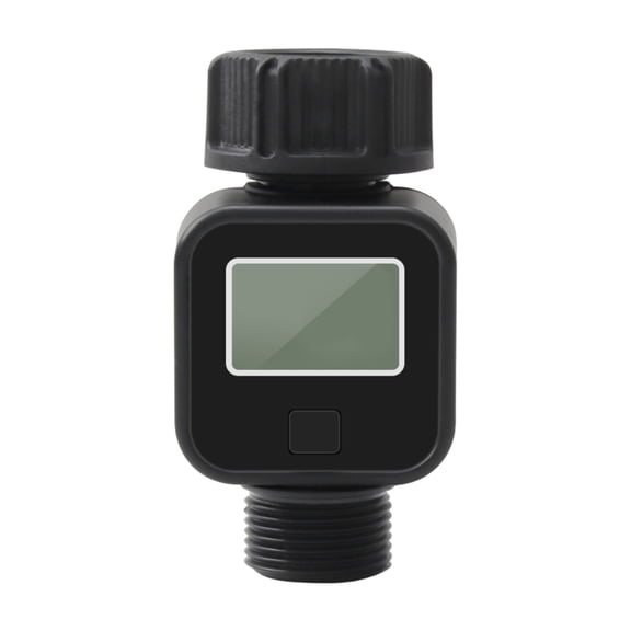 Digital Water Flow Meter 3/4" Thread Tap Connector Water Consumption Measurement