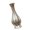 Silver, variant on Delicate Floral Vase Shaped Pin Crafted From Alloy Adds Elegant To Outfits