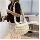 thumbnail image 1 of Amzcrzy Caja De Almacenamiento De Adornos, Bolsas De Mano Acolchadas Para Mujeres, Bolso De Hombro Acolchado, Bolsas De Mano Grandes Acolchadas De Algodón, Contenedores De Almacenamiento De Celosía C, 1 of 3