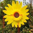 thumbnail image 2 of Sunflower Lawn Pinwheels Wind Spinners 14 Inch Colorful Flower Garden Party Pinwheel Wind Spinner Large Garden Windmill Pinwheels for Outdoor Balcony Patio Garden Yard Decoration, 2 of 9
