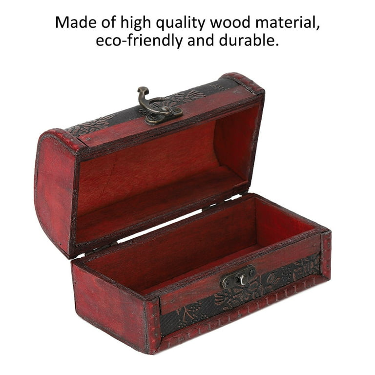 Wooden Jewelry Box, Exquisite Elegant Wooden Box, For Storing Earphone Wire  Photography Prop Your Home Desk, Office Table Storing Earrings, Jewelry