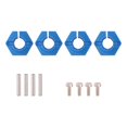 thumbnail image 3 of Tuercas hexagonales de rueda de aluminio 4 Uds 1/10 12mm con tornillos para coche 1/10 RC ZD Racing 4 piezas, 3 of 7