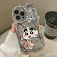 thumbnail image 5 of "TPU Crafted" Electroplated Cream Pattern Anti-fall Mobile Soft Phone Case With Lanyard For IPhone14/14Plus/14Pro/14Pro Max, iPhone13/13Pro/13Pro Max, iPhone12/12Pro/12Pro Max, iPhone11/11Pro/11Pro Ma, 5 of 5