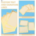 thumbnail image 2 of 12 Sheets Certificate Paper Diploma Certificate Paper Printable Blank Paper Liner Blank Certificate, 2 of 6