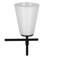 thumbnail image 5 of Catalina Lighting Catalina Pippa 24"W 3-Light Black Finish Vanity Light Fixture with Opal Glass Shades, 5 of 5