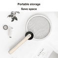 thumbnail image 5 of Collapsible Mosquito Swatter - Innovative Hand-Held Electric Fly Swatter - Beige, 5 of 5