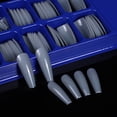 thumbnail image 4 of Jiaroswwei 100Pcs/Set Fake Nails Full Cover Detachable Manicure Accessories Solid Color False Nail for Party, 4 of 8