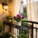 thumbnail image 4 of Vegetación artificial de plástico en maceta con rosa bonsái artificial | Plantas artificiales realistas para decorar el hogar, la oficina, el escritorio o el alféizar de la ventana, 4 of 6