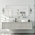 thumbnail image 3 of Eviva Sleek 55" Frameless Bathroom Wall Mirror, 3 of 7