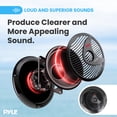 thumbnail image 4 of Receptor estéreo marino Pyle PLMR2DNBK 300W Bluetooth, 4 of 7