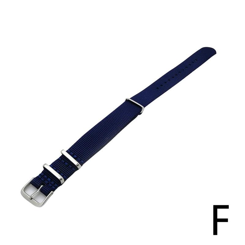 Watch Strap Nylon Men Wrist 18mm 20mm 22mm Smart Military Pin Army