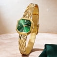 thumbnail image 5 of BERNY Small Gold Watches for Women, Dainty Luxury Diamond Dial, Stainless Steel Bracelet Watch, Fashion Ladies Analog Quartz Watch, Minimalist Waterproof Womens Wristwatch Gifts (Green), 5 of 14