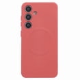 thumbnail image 3 of For Samsung Galaxy S25 Case Compatible with MagSafe Shockproof TPU Phone Cover - Camellia Red, 3 of 5