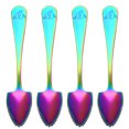 thumbnail image 1 of Coofit 4PCS Fruit Spoon Sawteeth Stainless Steel Spoon Flatware Spoon for Grapefruit, 1 of 10