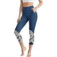 thumbnail image 2 of Jopfuhed Leggings for Women Stretchy High Waist Tummy Control 7/8 Yoga Pants with Pockets Casual Floral Printed Gym Workout Pants,Sizes S-3XL, 2 of 9