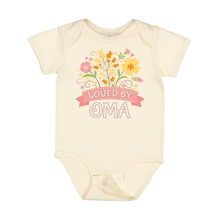 

Inktastic Oma Loves Me Granddaughter Outfit for Girl Gift Baby Girl Bodysuit