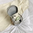 thumbnail image 2 of Bolso de mano transparente para mujer, bolsos de mensajero, cadena, bolso de mano para mujer (blanco), 2 of 5