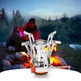 thumbnail image 1 of Portable Stove Retractable Feet Design High-Power Durable High Temperature Resistant Strong Load Bearing Fire Heater Blue Flame Outdoor Folding Mini Gas Stove for Camping, 1 of 7