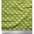 thumbnail image 1 of Soimoi Cotton Jersey Fabric Havanese Dog Printed Craft Fabric by The Yard 58 Inch Wide, 1 of 3
