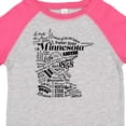 thumbnail image 3 of Inktastic Minnesota State Word Salad Boys or Girls Toddler T-Shirt, 3 of 4