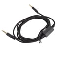 thumbnail image 1 of Cable De Sonido De Repuesto Para Auriculares, Cable De Repuesto Para Auriculares, Cobre Libre De Oxígeno, Duradero, Estable Con Interruptor Silencioso Para A40 Para Amplificadores, 1 of 7