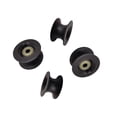 thumbnail image 3 of S SERENABLE 4 Pieces Rowing Machine Bearing Wheels Rowing Machine Pulley Easy to Install Accessory Strength Training for Fitness Exercise Black, 3 of 9