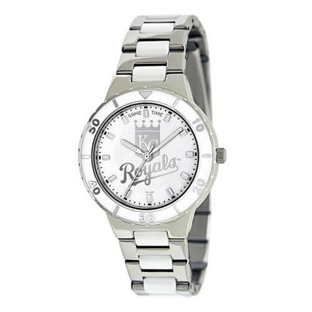 Game Time Kansas City Royals Mlb Ladies "pro Pearl Series" Watch