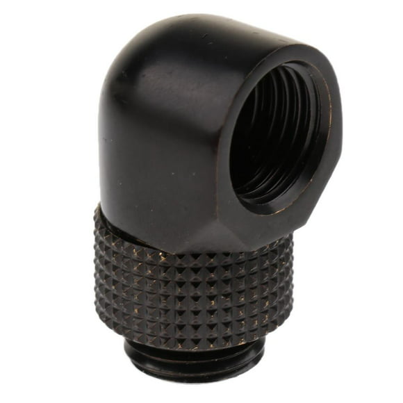 Barrow Brass G1/ Thread 90 Degree Rotary Joint Fitting Adapter Black -