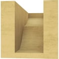 thumbnail image 4 of 4"W x 8"D x 4"H Wide Crestline Rough Cedar Woodgrain TimberThane Corbel, Primed Tan, 4 of 6