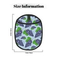 thumbnail image 3 of Grape Print blue Pot Holders for Kitchen - Heat Resistant Oven Mitts Hot Pads with Pocket, Non Slip Silicone Pot Holders, Cuteness Hanging Loop Potholders for Kitchen Baking, 3 of 5