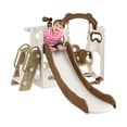 thumbnail image 5 of Slide for Toddlers Age 2-5 Kids Swing and Slide Set Baby Outdoor Indoor Playset with Basketball Hoop and Ball Stair Telescope Playground for Backyard, 5 of 9